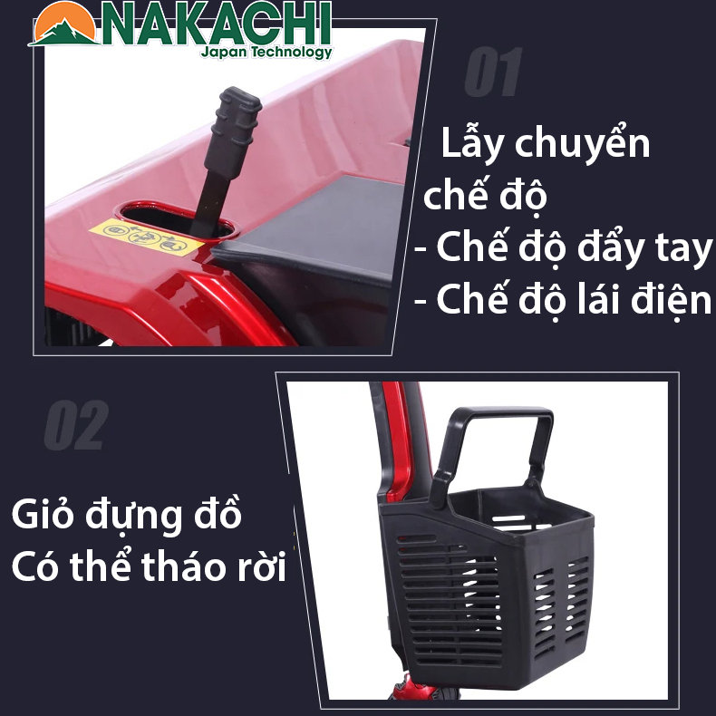 Cấu tạo Xe Điện 4 Bánh Nakachi NK-S02